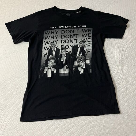 Why Don’t We- The Invitation Tour Shirt Sz S - Picture 1 of 6